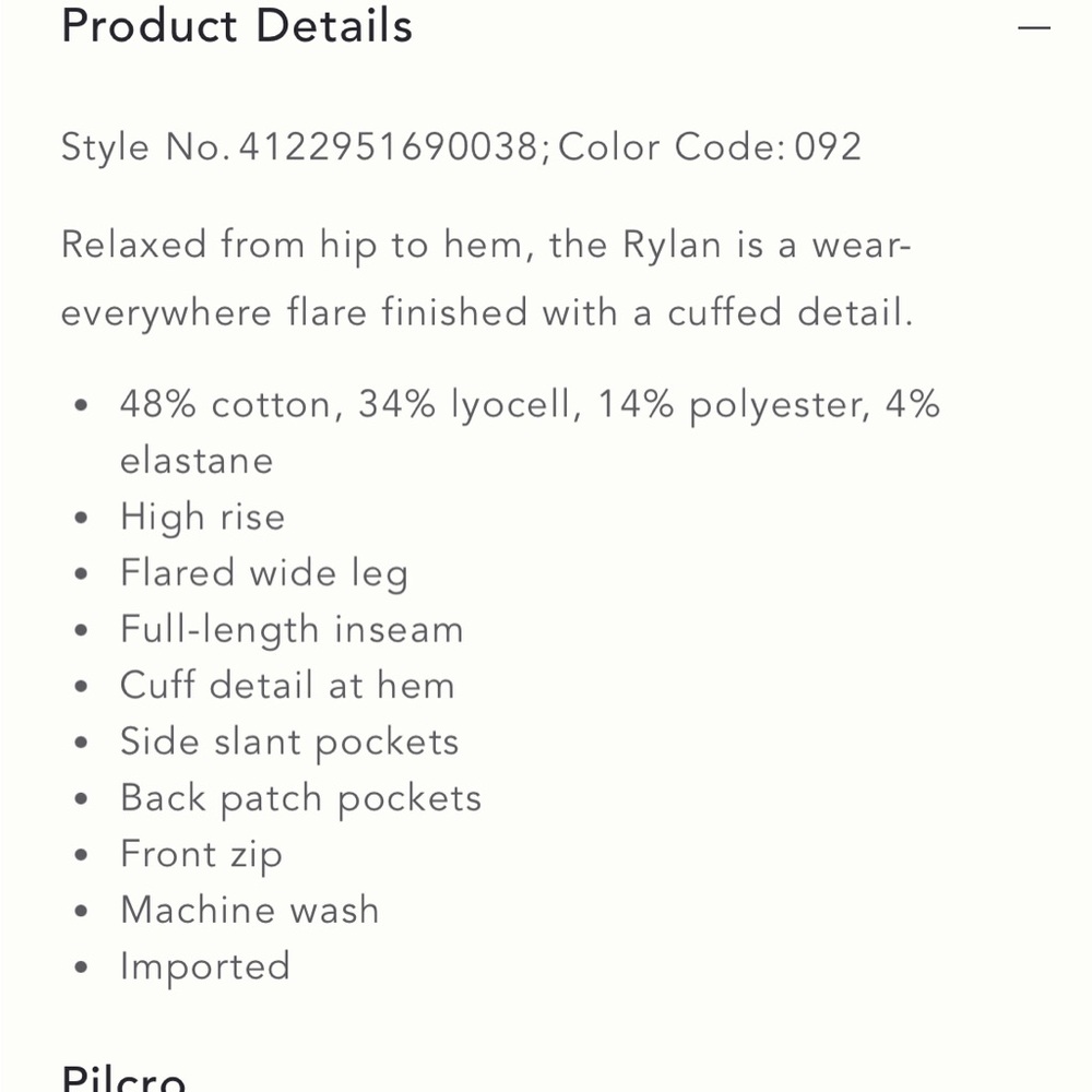 Pilcro Wide-Leg High-Rise Jeans in Blue - Picture 8 of 8